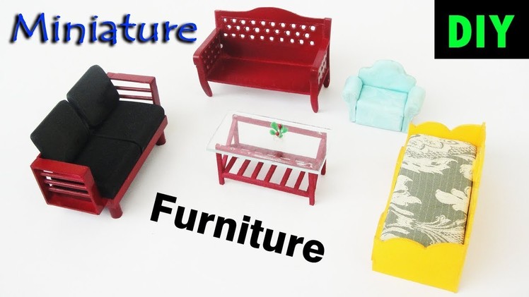 Sofa  Furniture | 5 Amazing DIY Miniature to do at home Compilation