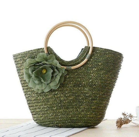 Woven Handmade Tote Bag - craftybags. Handmade from natural meterial ...