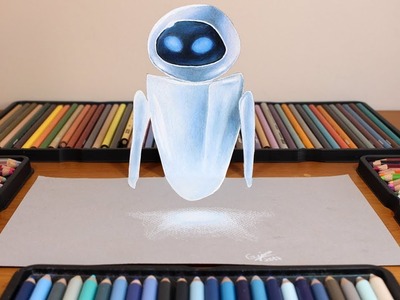 3D DRAWING: EVE from #WALL-E