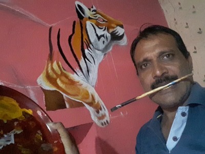 3D wall painting