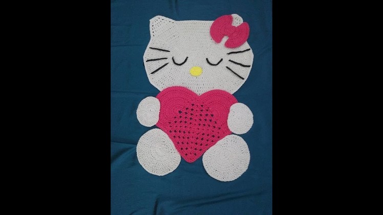 ArtêDaLê Crochê Tapete da Hello Kitty - Parte 2