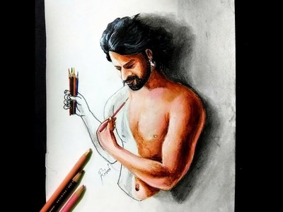 Bahubali 2 | Most Amazing 3d Drawing of Prabhas | Drawing Prabhas - That Will Blow Your Mind