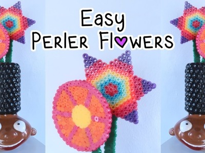 Easy Perler Bead Flowers Pattern