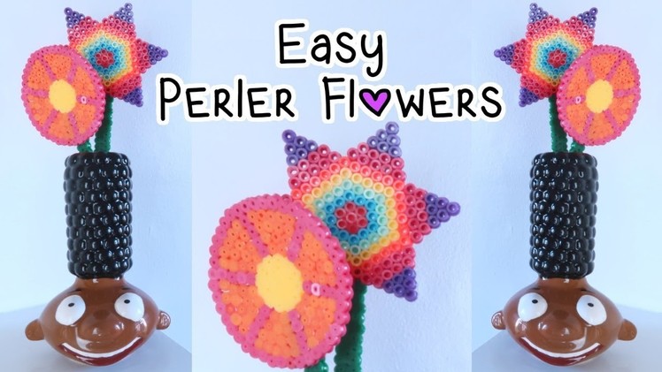 Easy Perler Bead Flowers Pattern
