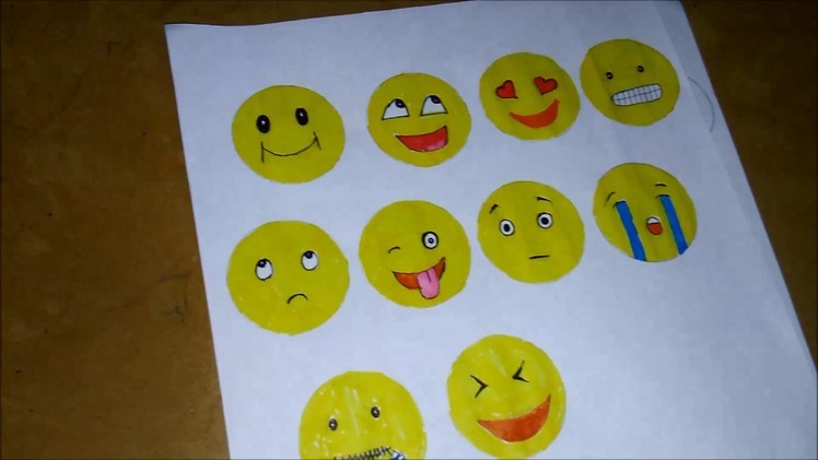 Easy Smiley Bookmarks for kids