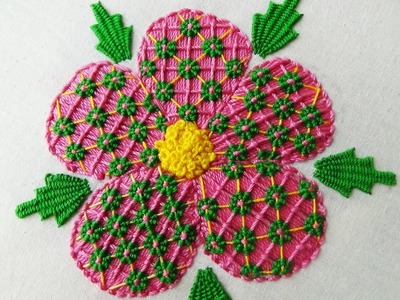 Hand Embroidery: Fantasy Flower Stitch