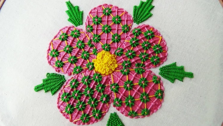 Hand Embroidery: Fantasy Flower Stitch
