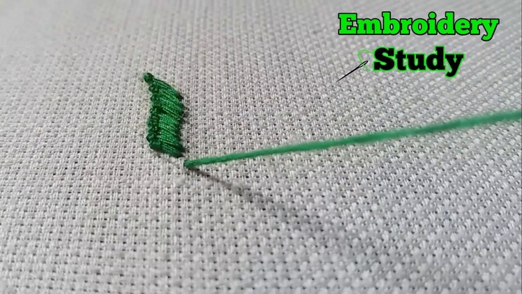 Hand Embroidery Long French knot Tutorial