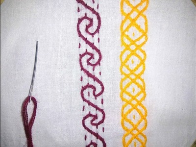 Hand Embroidery Nakshi Katha Design video tutorial.(নকশী কাঁথা হাতের সেলাই)