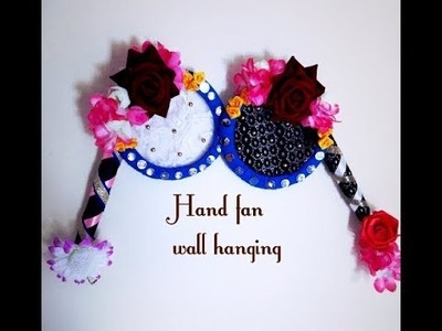 Hand fan wall hanging | party props