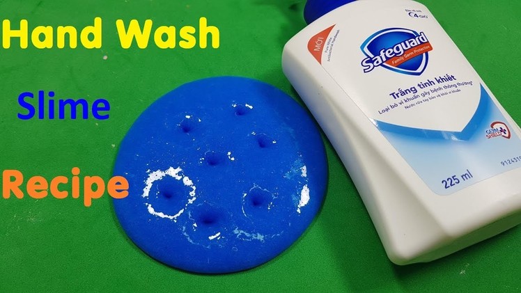 Hand Wash Slime Recipes ! How To Make Slime With Hand Wash Easy