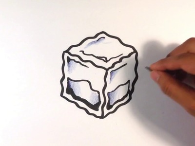 How to Draw an Ice Cube - Easy Pictures to Draw