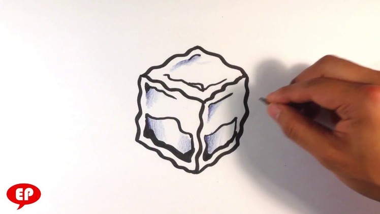 How to Draw an Ice Cube - Easy Pictures to Draw