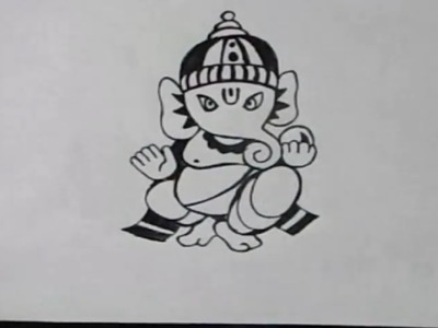 How to draw Lord Ganesha step by step very easy for kids