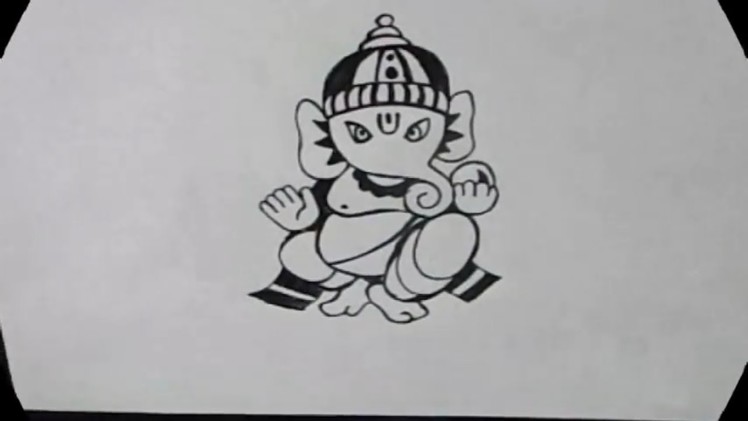 How to draw Lord Ganesha step by step very easy for kids