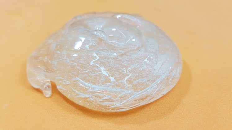 How to make Clear Slime without Baking Soda or Borax!!! Easy