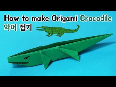 How to make Origami Crocodile