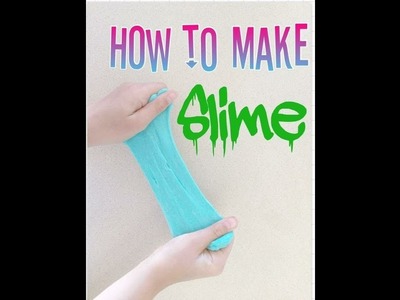 How to make Slime at home with glue and no Borax