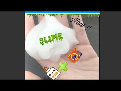How To Make Slime With Powdered Tide And Glue EASY | Creativity & DIY