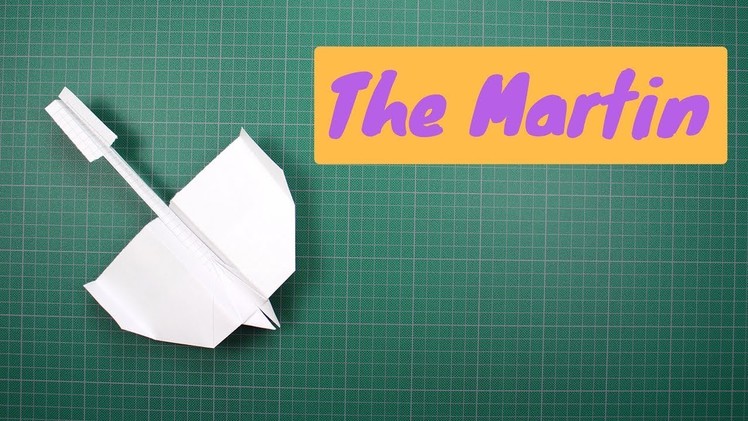 How to make The Martin Paper Airplane - BEST Paper Airplanes that FLY FAR