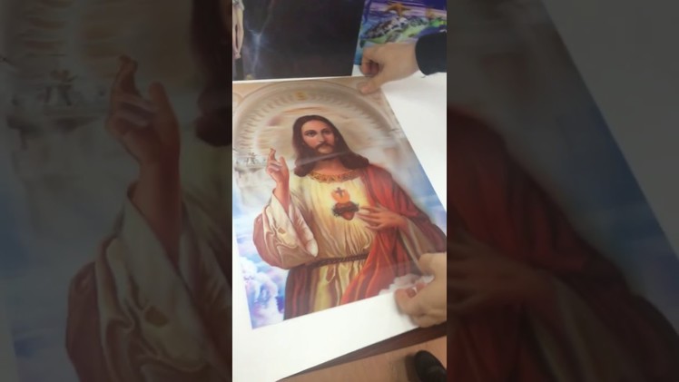 Jesus christ, 3D Lenticular pictures 30x40cm, 3d deep effect