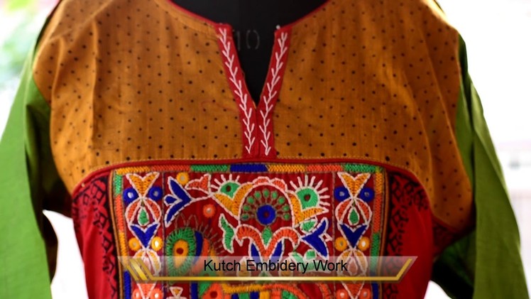 Kutch Work Kurti.Kurti Design.Hand Work Kurti