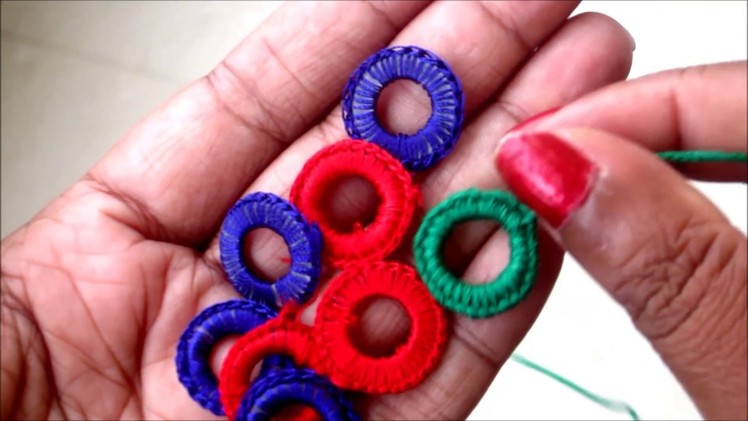 Mirror Frames. Mirror Rings Hand made for Necklines, Blouses, Sari Laces, Lehenga Borders, Dupatta