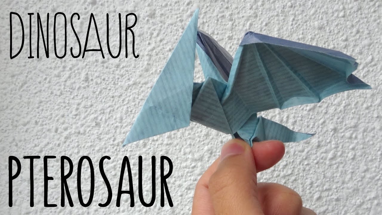 ORIGAMI DINOSAUR PTEROSAUR (Anh Dao) Diagram