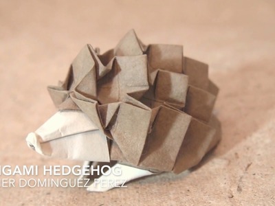 Origami hedgehog by Javier Dominguez Perez