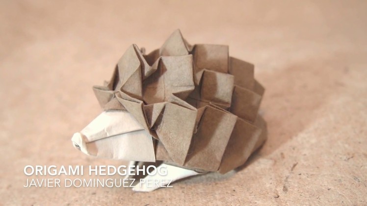 Origami hedgehog by Javier Dominguez Perez