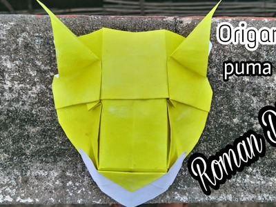 Origami puma head (Roman Diaz)