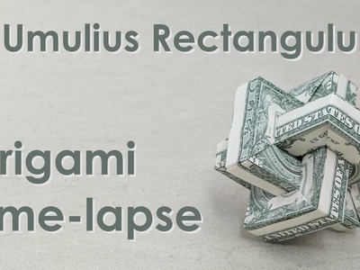 Origami Time-Lapse: Dollar Impossible Rectangle "Umulius Rectangulum" aka Magic Rings (Thoki Yenn)