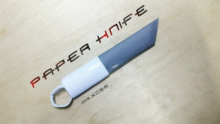 Paper Knife | How to make a paper knife - Easy & simple paper knife | Mr.Xoss