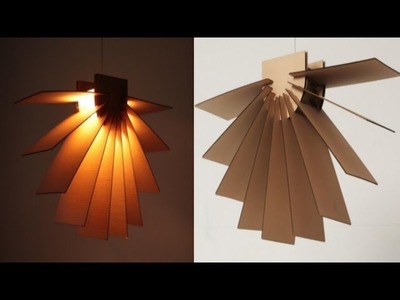 Pendant Hanging Lamp by cardboard || Diy diwali lanther || Awesome wall hanging