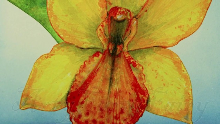 Pulled String Painting - Making Realistic Flower Petals The Easy Way