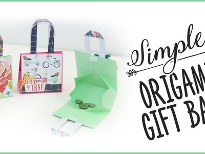 Simple Origami Gift Bags