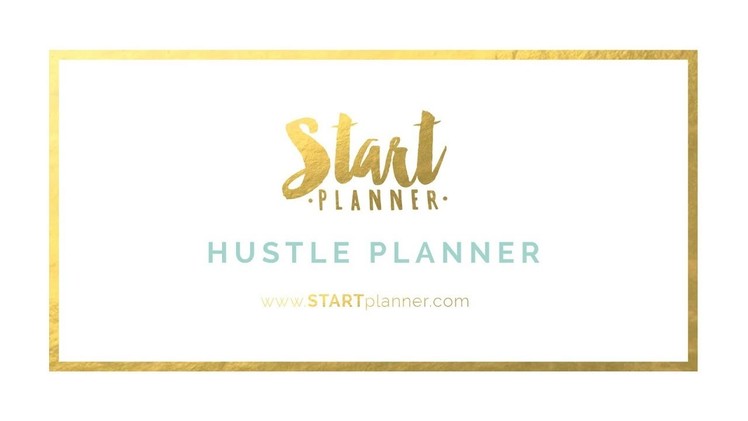 2018 Hustle Planner with STARTplanner