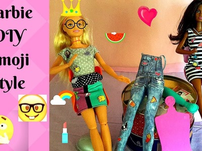 Barbie DIY emoji style unboxing