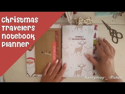 Christmas Travelers Notebook Planner Flip Through and Inserts