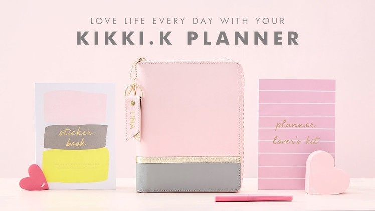 Decorate your kikki.K Planner and Love your Life!