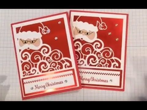 Detailed Santa Christmas Card