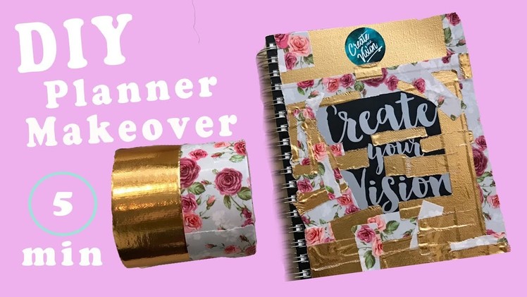 DIY| CHEAP BACK TO SCHOOL PLANNER MAKEOVER | Unbelievably Human