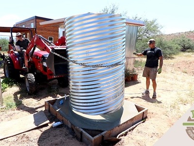DIY Culvert Cistern for Rainwater Harvesting & Collection