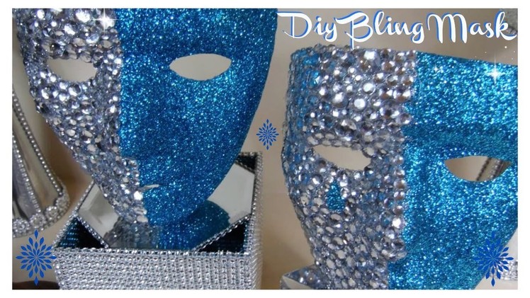 DIY - HIGHLY REQUESTED BLING MASK (EASY) BLING QUEEN