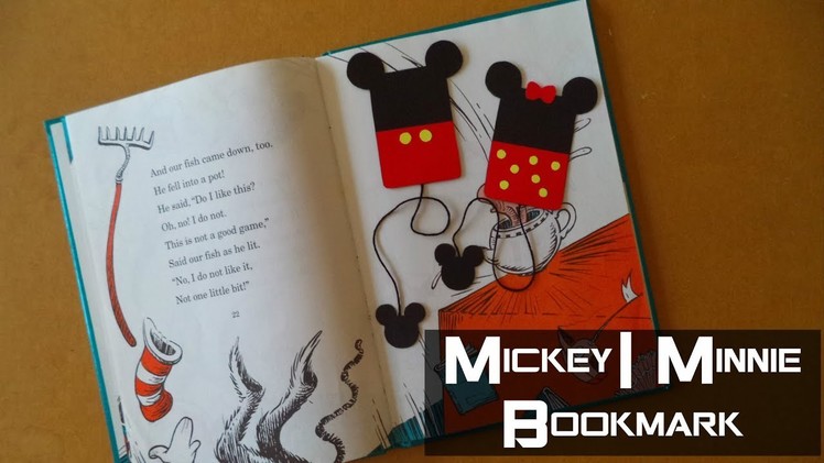 DIY: Mickey & Minnie Bookmarks | My Crafting World