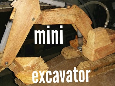 DIY Mini Excavator RC Hidrolik menggunakan suntikan CAT (DIY mini excavator AWESOME)