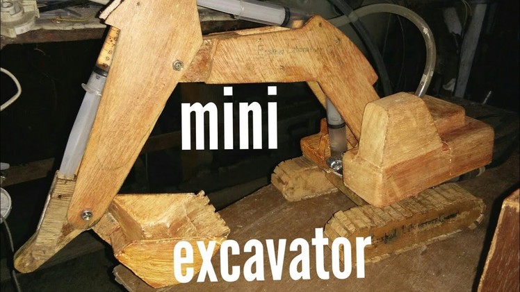 DIY Mini Excavator RC Hidrolik menggunakan suntikan CAT (DIY mini excavator AWESOME)