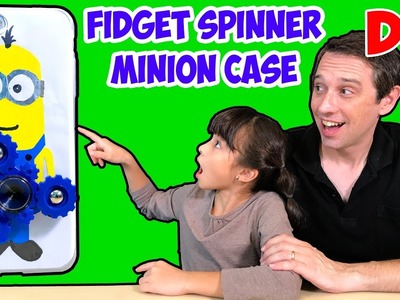 DIY Minion Fidget Spinner Phone Case | Inspired by Despicable Me