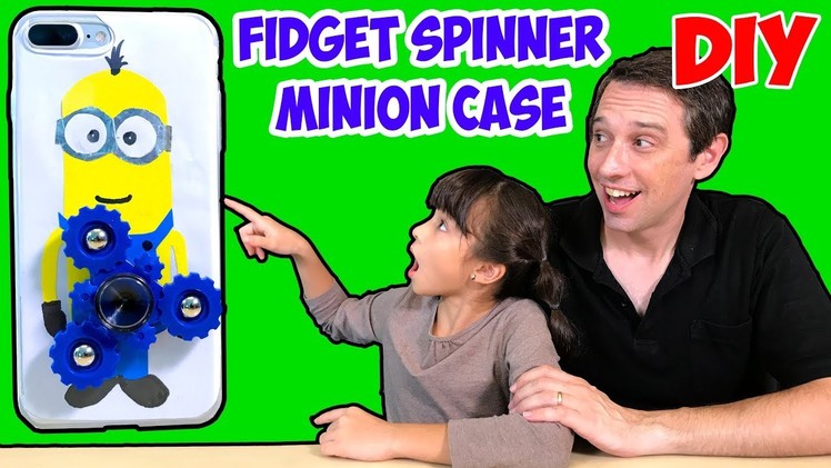 DIY Minion Fidget Spinner Phone Case | Inspired by Despicable Me