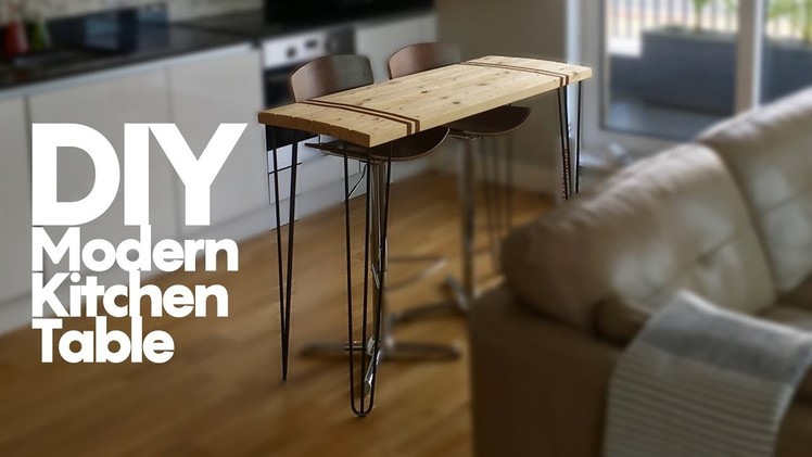 DIY Modern Kitchen Table (How to Woodwork) - SE Woodwork